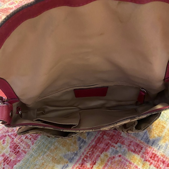 Coach Handbag with Pink Details - Picture 3 of 4